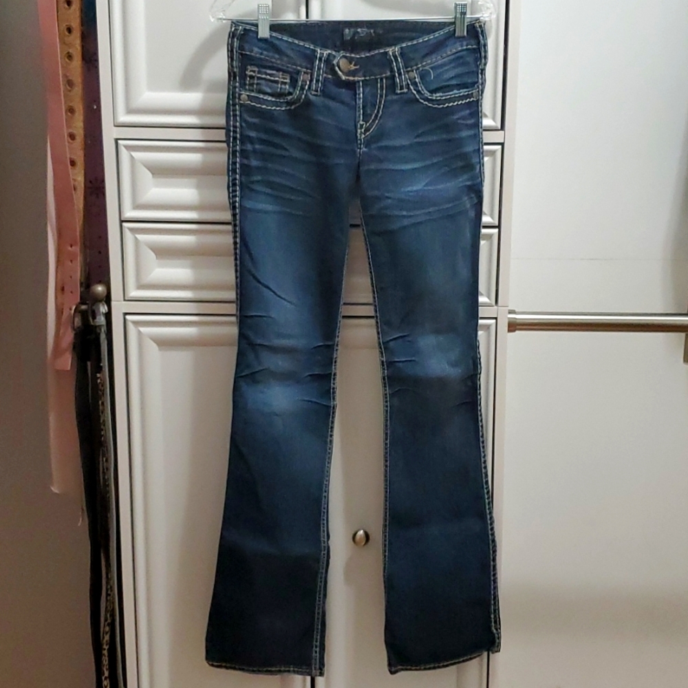 Silver, boot cut size 25 jeans